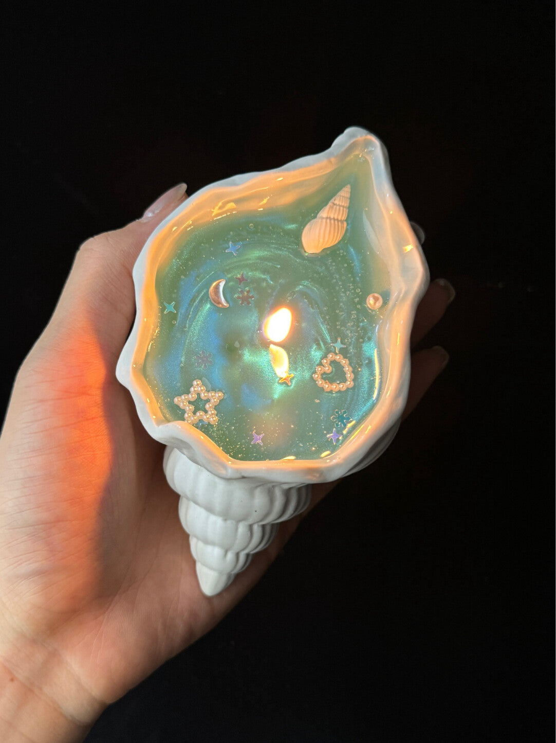 Ocean Shell Scented Candle