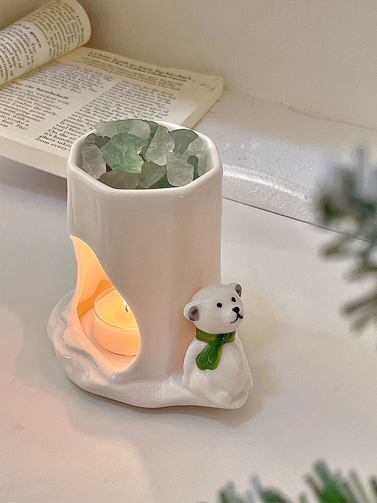 White Bear Tree Hollow Scented Candle