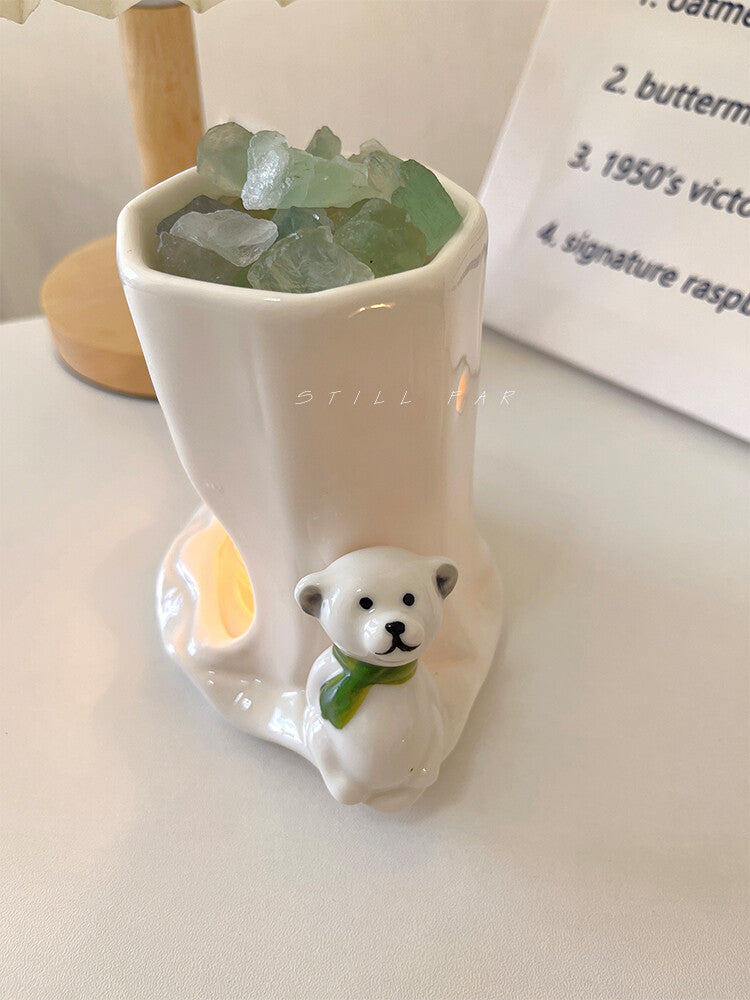 White Bear Tree Hollow Scented Candle
