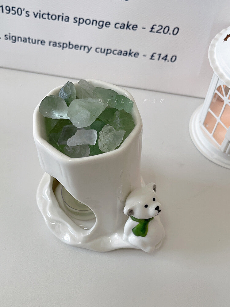 White Bear Tree Hollow Scented Candle
