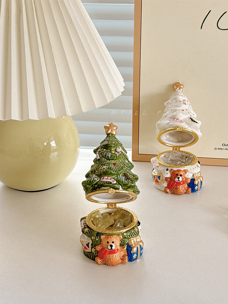 Bear Christmas Tree Flameless Diffuser Ornament
